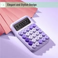 thumbnail image 4 of Mr. Pen- Mechanical Switch Calculator, 12 Digits, Large LCD Display, Purple Calculator Big Buttons, 4 of 6