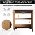 thumbnail image 6 of Versatile Oak 30 Inch Bathroom Vanity Set with Freestanding Design, 6 of 9