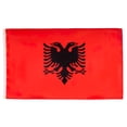 thumbnail image 1 of Banner AZ FLAG Bandera de Albania, 150 x 90 cm, poliéster, 1 of 7