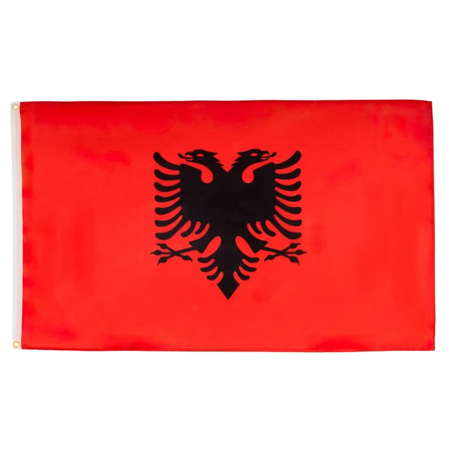 Banner AZ FLAG Bandera de Albania, 150 x 90 cm, poliéster