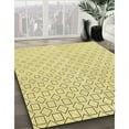 thumbnail image 3 of Ahgly Company Tapis d'Intérieur Lavables en Machine, Ronds, Transitionnels, Jaune Maïs, Ronds de 4', 3 of 7