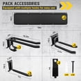 thumbnail image 2 of 64" Garage Wall Tool Organizer, 900 Lbs Heavy Duty Steel Garden Tool Storage Rack & Garage Organization for Yard, Shed, 2 of 10