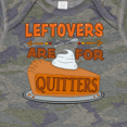 thumbnail image 4 of Inktastic Leftovers Are for Quitters with Pumpkin Pie Boys or Girls Baby Bodysuit, 4 of 5