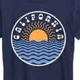 thumbnail image 3 of Instant Message - California Sun Waves - Women's Short Sleeve Graphic T-Shirt, 3 of 6