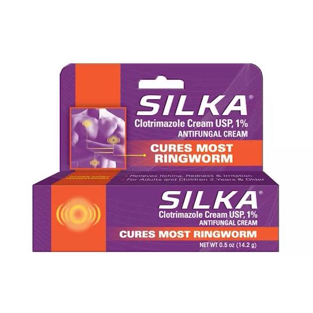 Silka Ringworm Cream, 0.5 Oz.