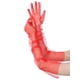 thumbnail image 5 of Guantes largos de ópera de tul INSPIRE CHIC para mujer, guantes de malla transparentes de dedo completo para bodas de noche, rojos, talla L, 5 of 6