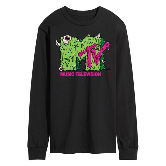 MTV - Slime Logo - Men's Long Sleeve T-Shirt