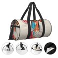thumbnail image 3 of Easygdp Colorful Dachshund Art Travel Duffle Bag,Carry on Bag Travel Bags Gym Bag Carry On Luggage Bags, 3 of 6