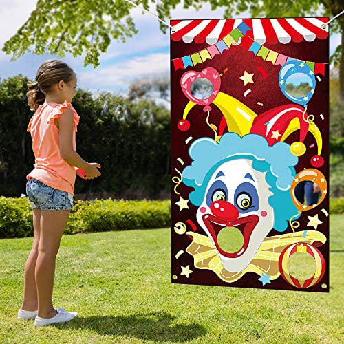Carnival Toss Games w/ Three Throw Bag Fun Game for Kids Camping Outdoor 