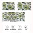 thumbnail image 2 of Yayeee Pillowcase King Size Set of 2 Satin Wrinkle Resistant Pillow Case, Retro Flower Print, 2 of 8