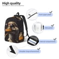 thumbnail image 3 of Balery Modern Funny Duck Mochila Clásica Impresa Básica para Viaje, Mochila Escolar Resistente al Agua, Mochila de Lona con Correas Ajustables-Medium, 3 of 5