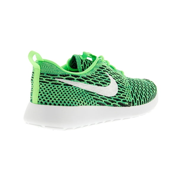 Nike Women s Roshe One Flyknit Voltage Green White Lcd Ankle