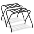 thumbnail image 1 of SONGMICS Portaequipajes, Pack de 2, Portaequipajes para Habitación de Invitados, Soporte para Maletas, Estructura de Acero, Plegable, para Dormitorio, Negro URLR64B-2, 1 of 5