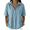 Light Blue -BR18, variant on Cotton Linen Shirts for Women 2026 Fashion Summer Half Sleeve V Neck Button Down Blouses Trendy Travel Loose Casual Tops Light pink 2XL