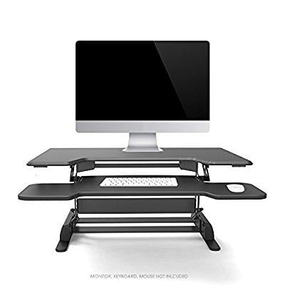 Logix Desk 36 Stand Up Desk Height Adjustable Standing Desk Riser