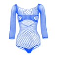 thumbnail image 2 of LSLJS Men's Mesh Men's Big V-neck Open Mesh Dance Long Sleeve Net Top, Mens Underwear, 2 of 6