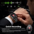 thumbnail image 2 of AI Smart Watch with Voice Recorder, Transcribe & Summarize with AI for Meetings, App Control, Supports 135 Languages, 2.13" AMOLED Display, Health, Fitness & Sleep Tracker, 80+ Workout Modes, Black, 2 of 7