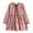 Pink, variant on JoyHoop Girls' Floral Long Sleeve Dresses Kid Mock Neck High Waist Casual Formal Elegant Fall Dress Size 2-14Y