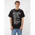 thumbnail image 1 of I DON'T HAVE TIME Trendy Print Casual Short-Sleeved Cotton T-Shirt For Men, Spring And Summer Top, Comfortable Round Neck Tee, Regular Fit, Versatile Fashion For Everyday Wear Tee For Adult, Men, Wom, 1 of 7