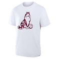 thumbnail image 2 of Men's White Texas A&M Aggies Reveille Basketball T-Shirt, 2 of 3