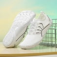 thumbnail image 4 of lnmuld Men Women Barefoot Shoes, Breathable Mesh Shoes for Water Yoga Fitness Hiking Color:White,Size:10.5, 4 of 7