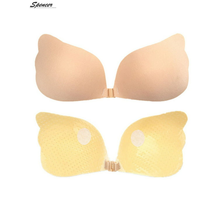 queensecret Adhesive Bra, Push up Strapless Self Adhesive Bra, Invisible Silicone  Bra Sticky Bra for Strapless Backless Dress, Beige, A : :  Clothing, Shoes & Accessories