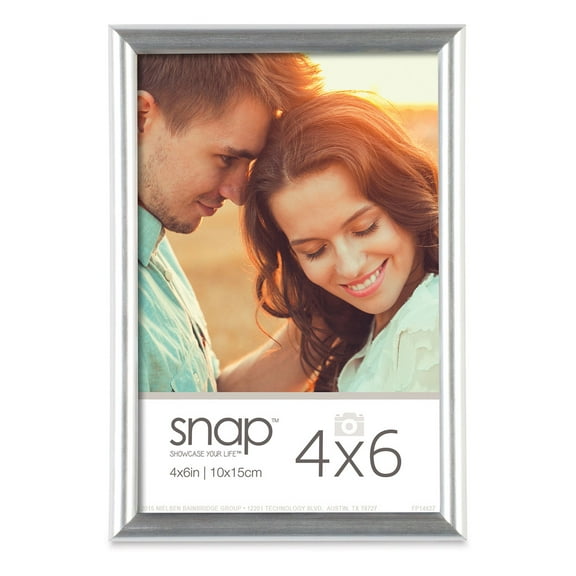 Nielsen Bainbridge Snap Basics Frame - Silver, 4" x 6"