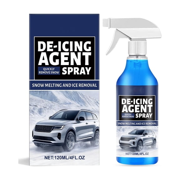 erfcxs 2-in-1 Windshield Washer and De-Icer Spray for Ice Melting and Enhanced Driving Visibility