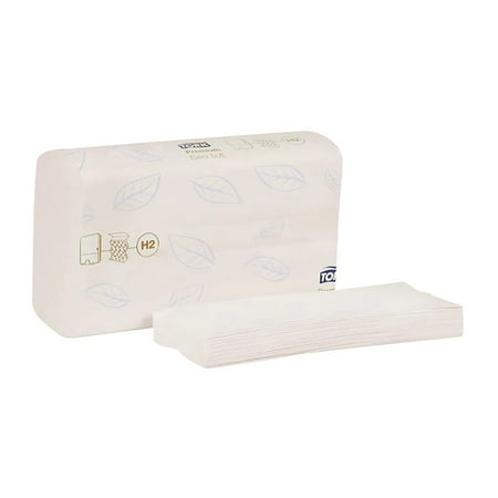 Tork Xpress Extra Soft Multifold Hand Towel  White  H2  Premium  4-Panel  High Performance  Absorbent  2-Ply  16 X 94 Sheets  101298