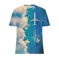 thumbnail image 4 of Styesk T-Shirts pour Hommes, Haut d'Été Imprimé à Manches Courtes et Col Rond, 4 of 5