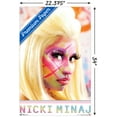 thumbnail image 3 of Nicki Minaj - Face Paint Wall Poster with Push Pins, 22.375" x 34", 3 of 3