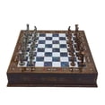 thumbnail image 4 of Juego de ajedrez INTERIART de 15 pulgadas con piezas de metal del ejército británico, 4 of 6