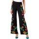 thumbnail image 1 of INC Pantalones de pierna ancha casuales estampados para mujer, negro, 8 regular, 1 of 1