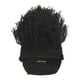 thumbnail image 1 of Gorro de punto jinwen para otoño e invierno con peluca y barba negro, 1 of 8