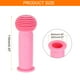thumbnail image 2 of Uxcell 2pcs Agarraderas de Manillar de Bicicleta 4.13" de Goma Antideslizante Estilo Hongo Se Adaptan a Manillares de 7/8", Rosa, 2 of 7