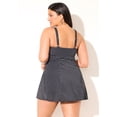 thumbnail image 4 of Swimsuits for All Women's Squareneck Swimdress, 4 of 5