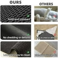 thumbnail image 6 of Black Bathroom Runner Rugs, Long Bath Mat Runner Washable Thin Quick Dry Low Pile Bathroom Runner Rugs Non Slip, Black 24''x70'', 6 of 9