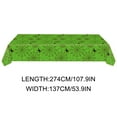 thumbnail image 3 of Nmdmisc Halloween Tablecloth Plastic,54" x 108" Rectangular Waterproof Spider Web Halloween Table Covers,Disposable Table Cloth for Halloween Dinners & Party Decorations, 3 of 5