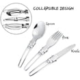 thumbnail image 3 of Mistaha Stainless Steel Folding Tableware, 3 of 7