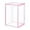 Pink, variant on Display Box Display Cabinet Stand Stackable Multipurpose for Miniature Figurines Craft Models on Office Desk