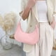 thumbnail image 5 of Bolsa Moda mujer Color puro Mini axilas Hobos bolsas bolso de mano con asa superior (rosa) JShteea Para Estrenar, 5 of 9