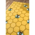 thumbnail image 2 of Momeni Lil Mo Whimsy Area Rug, Honeycomb Gold, 2' X 3', 2 of 4