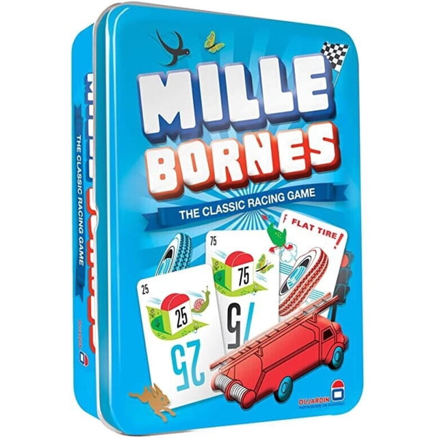 Juego de cartas Mille Bornes Classic Racing para 2-6 jugadores a partir de 7 años