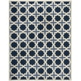 thumbnail image 2 of SAFAVIEH Cambridge Lincoln Geometric Wool Area Rug, Blue/Ivory, 9' x 12', 2 of 6