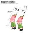 thumbnail image 2 of Logiee Hello Summer Gnome Print Gift Stocking Stuffers,Adult Stockings,Novelty Socks,Funny Socks Birthday Running Walking Sleeping, 2 of 6