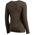 thumbnail image 3 of Women's Brown San Diego Padres Cooperstown Collection Forbes Long Sleeve V-Neck T-Shirt, 3 of 3
