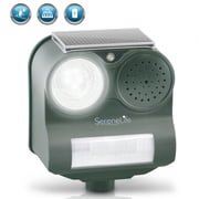 Serene Life PSLSAR4 - Solar Power Bird & Bat Animal Pest Repeller, Outdoor Electronic Motion Detector Alert Sensor