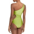 thumbnail image 2 of JADE swim Womens Sena One Shoulder Cutout One-Piece Swimsuit, 2 of 3
