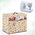 thumbnail image 4 of HELLHERO Sewing Machine Protector Cover Colourful Flowers Storage Pocket Soft for Most Singer and Brother Sewing Machine, 4 of 8