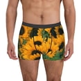 thumbnail image 4 of Wukai Sunflowers 7 Print Men’s Underwear Breathable Boxer Briefs,&nbsp;Moisture Wicking & Breathable-Small, 4 of 7